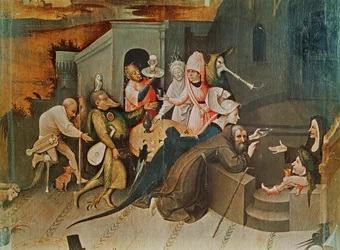 Tríptico de la tentación de San Antonio (detalle)